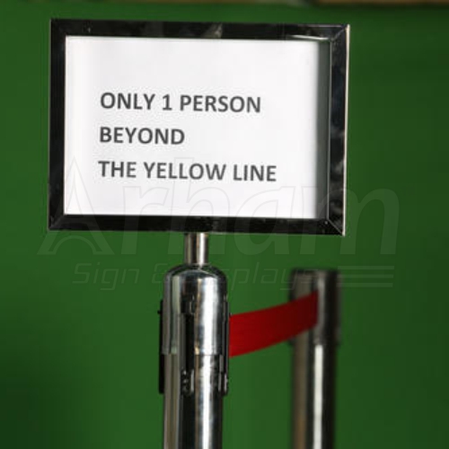 Poster Signage For Q-Manager